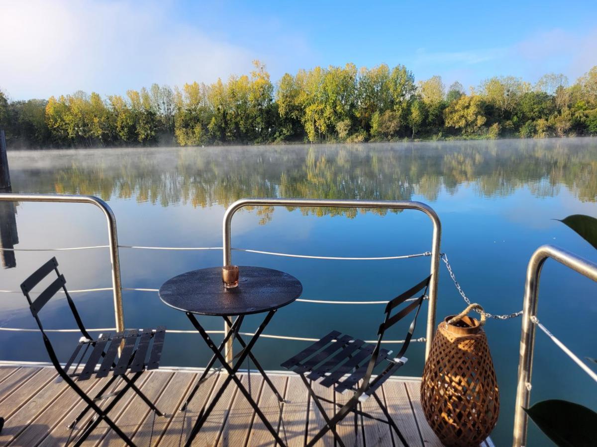 L'Escale Royale Saint-Martin-La-Garenne Port Ilon - Seine - Giverny Dış mekan fotoğraf