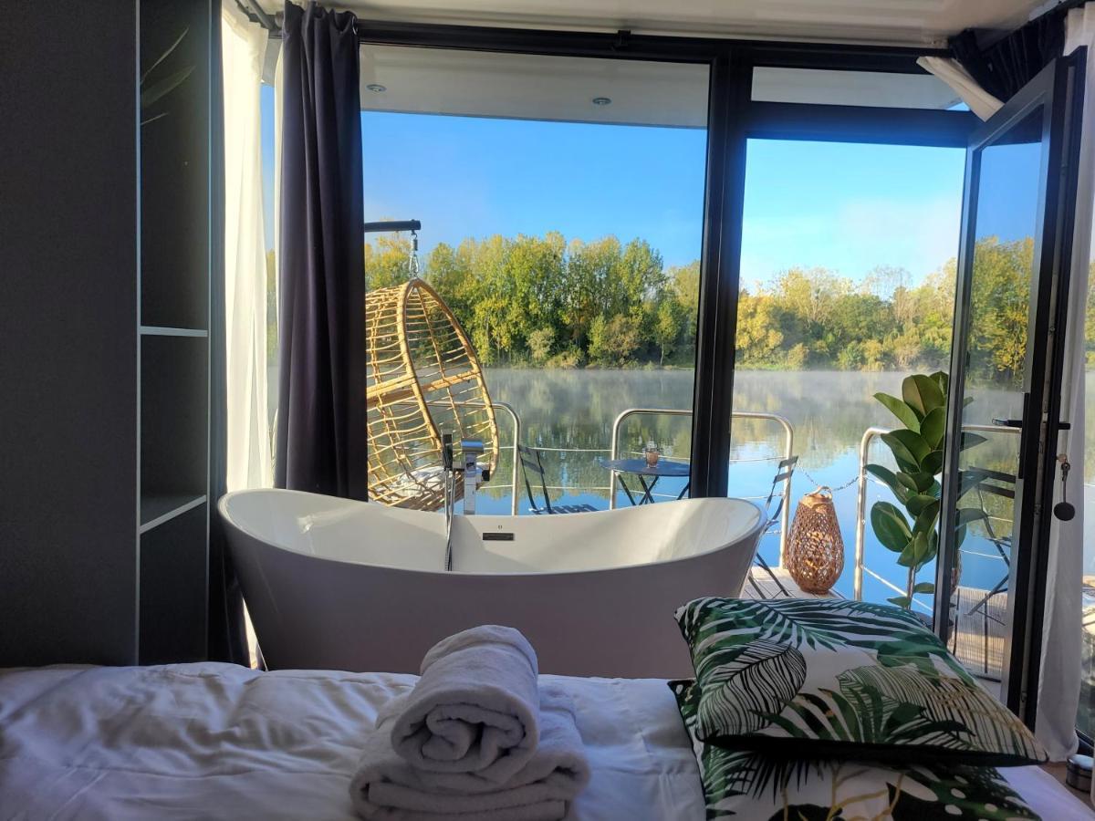 L'Escale Royale Saint-Martin-La-Garenne Port Ilon - Seine - Giverny Dış mekan fotoğraf